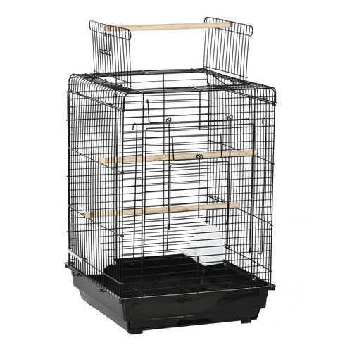 Cage oiseaux avec - oiseaux, plateau