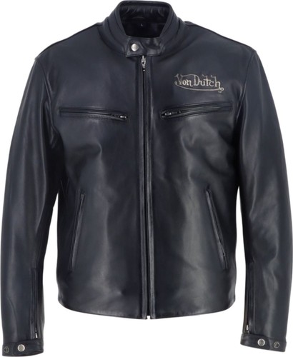 Veste cuir moto dutch - cuir, x