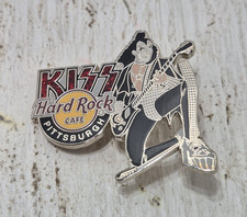 Hard Rock Cafe KISS Pin Gene Simmons Guitar Pittsburgh Series Limited Edition