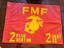 VIETNAM ERA USMC MARINE CORPS GUIDON FMF 2 FSSG DENT BN 2 DENT CO FLEET FORCE