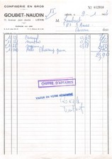 1964 CONFISERIE EN GROS GOUBET