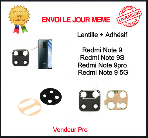 Lentille xiaomi redmi - note, s