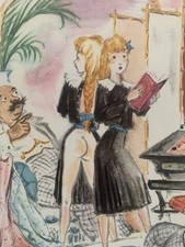 Tableau ancien estampe gravure