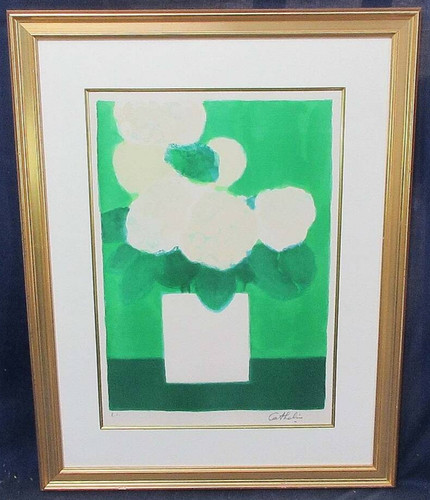 Lithographie bernard cathelin - lithographie,