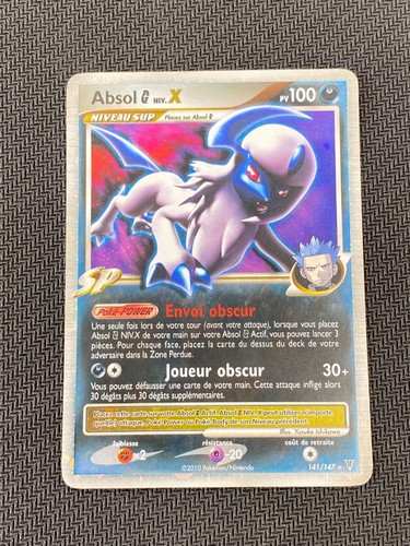 Carte pokémon absol - carte, niv.x