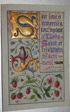 image pieuse parchemin