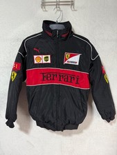 Scuderia Ferrari Racing Jacket Big Logo Puma Shell UPS Size M