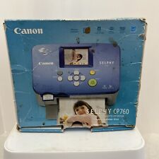 ???Canon SELPHY CP760 Digital Photo Thermal Printer Blue VGC