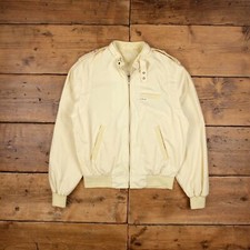 Vintage Le Parot Bomber Jacket M 90s Windbreaker Yellow