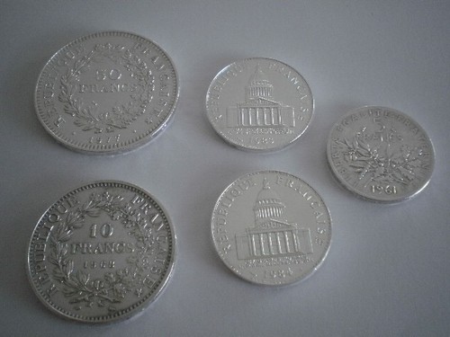 Argent pièces hercule frs - argent, 10
