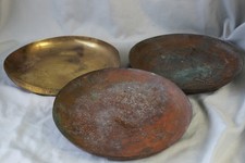 3 Plateaux en laiton pour