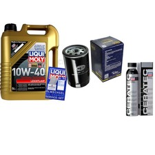 Inspection Set 5L Liqui Moly 10W-40 Légèreté pour VW Golf I Cabriolet 1.8 1.6