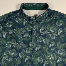 RSVLTS Jurassic Park All Day Polo Golf Shirt Mens Large Clever Girl Breakfast