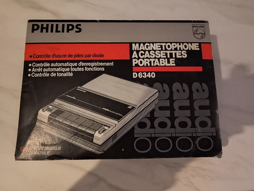 Lecteur cassette philips - lecteur, d6340