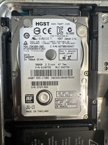 Disque dur interne - disque, hgst