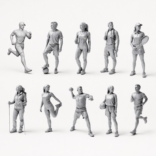Figurines sport loisirs - sport, &