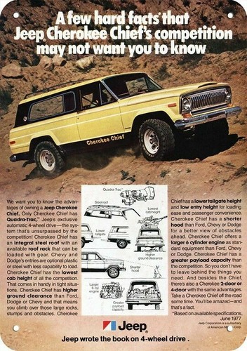 1978 jeep cherokee chief suv - jeep,