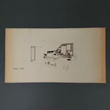 Dessin d'architecte XXe projet