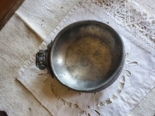 vintage TASTE VIN COUPELLE en etain  titre légal grand modèle