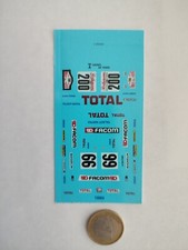 decals decals MATRA MURENA RALLYE CROS 1000 TRACKS 1981 1/43