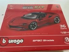 1:24 BURAGO Ferrari Sf90 Stradale Diecast Metal Kit BU26057KIT