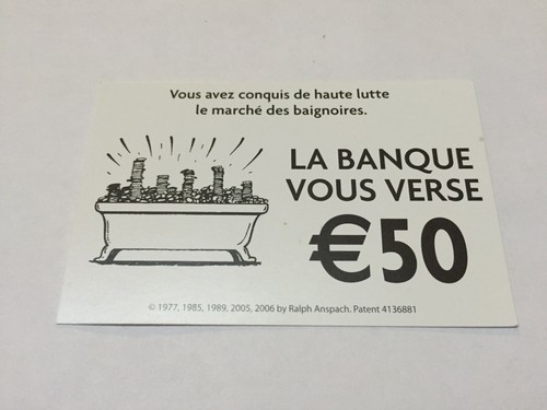 Carte monopoliste banque - carte,