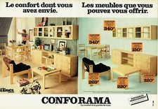 Advertising 0122 1978 Furniture Furniture Conforama Dining Room 2d