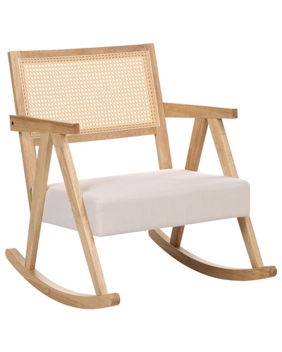 Fauteuil bascule tissu - fauteuil, à