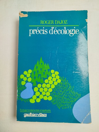 Dajoz precis ecologie - precis, d'