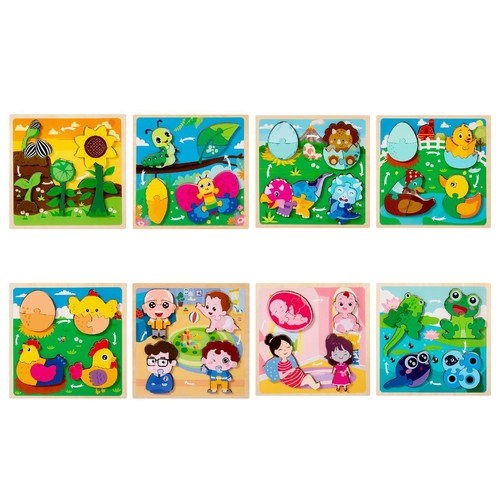 Puzzle bois pour enfants - bois,