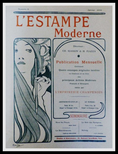 Alphonse mucha l estampe - alphonse, l'estampe
