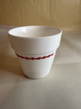 Vintage RARE Hazel Atlas Milk Glass  Flower Pot – Red Arrow Mid-Century