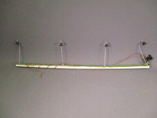 LQ1753 HO 1/87 1:87 4 Single Metal Floor Lights 95mm ht