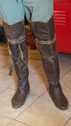 Bottes cuissardes vintage - bottes,