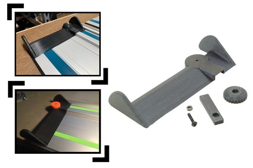 Guide rail deflector for - rail,