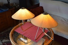 Paire de lampes vintage design