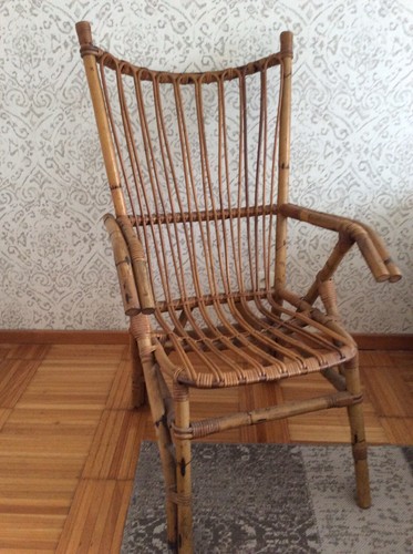 Superbe fauteuil rotin - en,