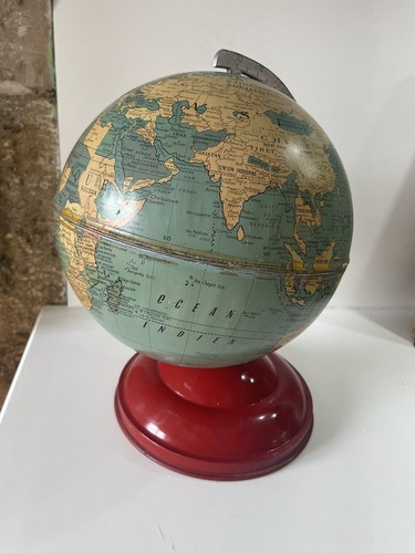 Globe terrestre tôle - globe, en