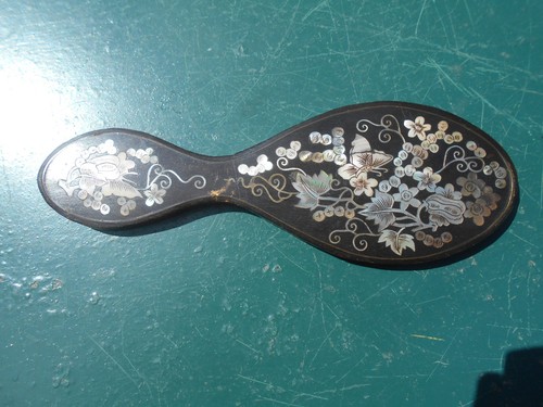 Ancien support brosse - , miroir