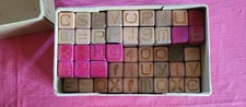 JEUX EDUCATIFS POUR ALPHABETS ET CALCUL EN CUBE DE BOIS MASSIF