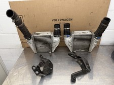 Audi S4 RS4 B5 2.7 Bi Turbo Pair Of Intercoolers With Hoses And Brackets
