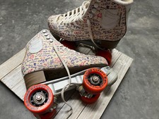 Rye Patins Brazil Roller Skates Llve Theme Canvas Brazil Size 36 EU 38 RARE 