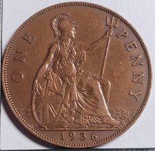1 Penny George V  1936