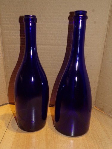 Lot bouteilles bleue - lot,