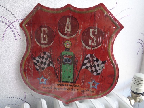 Tole metal gas pompe - gas,