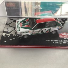 Altaya 1/43 collection voiture rallye monte carlo , Fiat Ritmo Abarth 1979