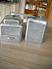 OLD AND BEAUTIFUL GROUND COFFEE GRINDER WITH COFFEE BOX