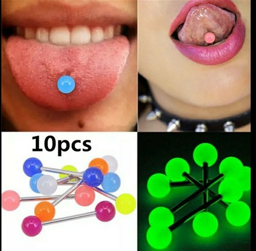 Lot piercings langue - lot,