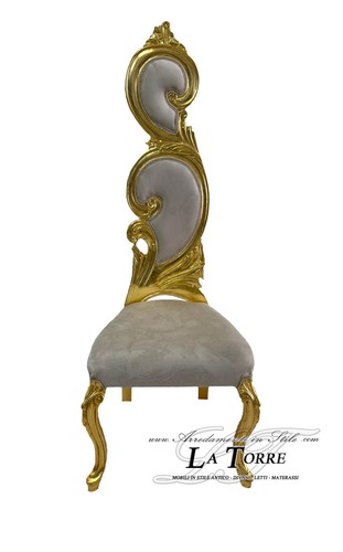 Fauteuil trône baroque - trône, sedia