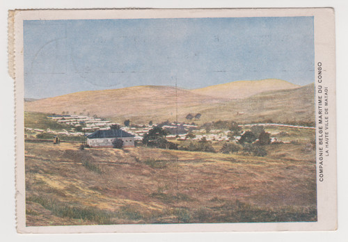 Carte postale matadi - carte, congo